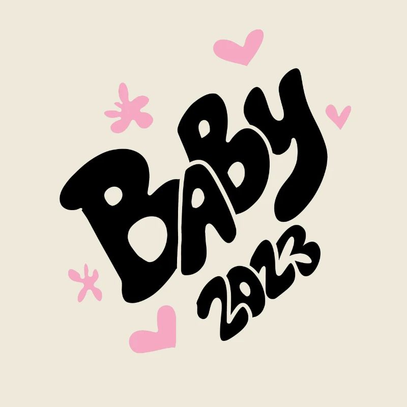Baby 2023 - Geburt Schwanger Mädchen Tochter