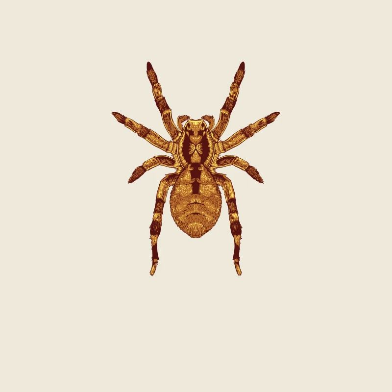 Zeichnung einer Nosferatu Spinne
