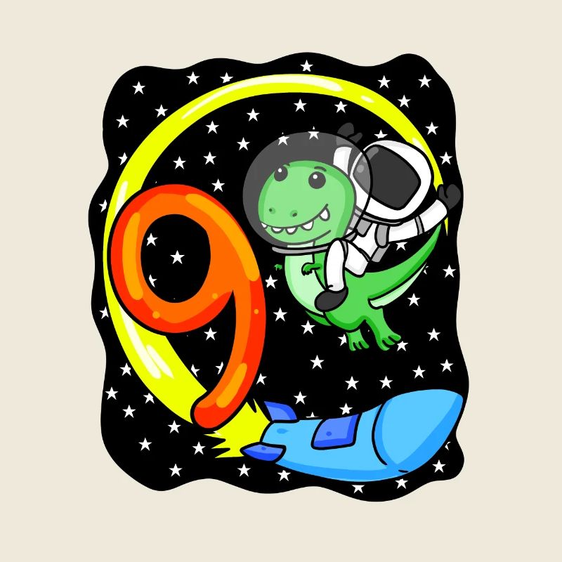 9 Birthday Boy Astronaut - Neuf ans