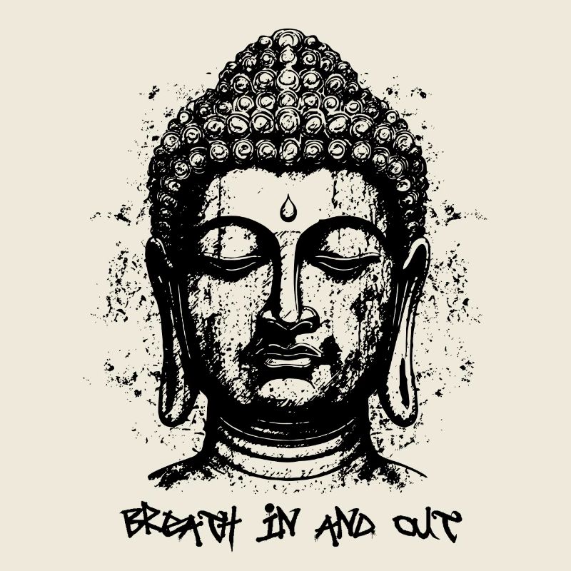 Inspirer et expirer : le visage du Bouddha