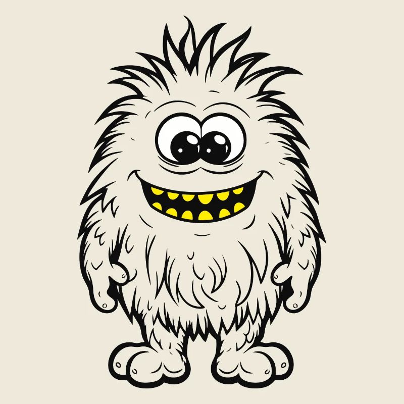Drôle de créature de monstre de compagnie