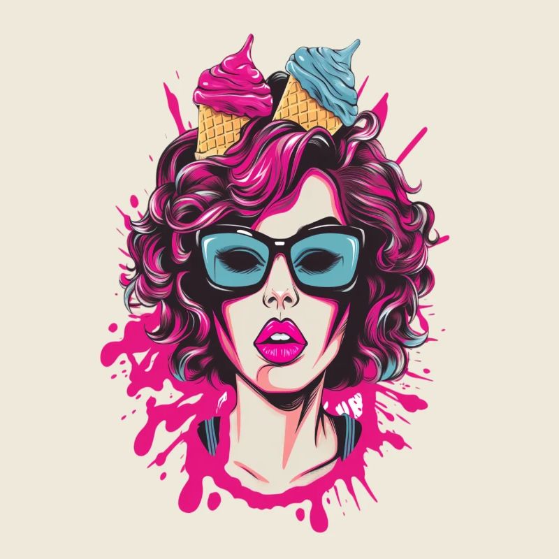 Vibrant Pop Art Comics Sister