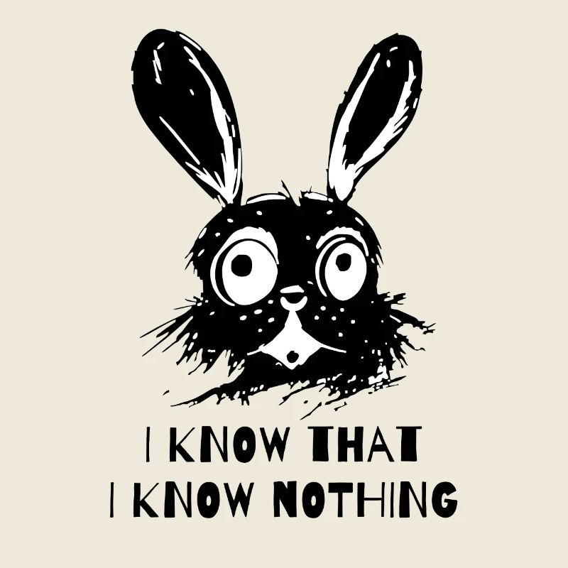 Je sais que je ne sais rien - Wise Rabbit