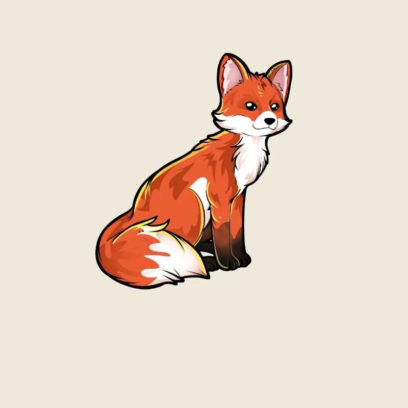 Zeichnung eines Rotfuchs