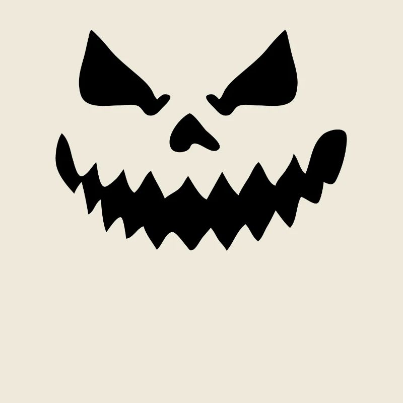Visage de citrouille effrayant d’Halloween Jack O’Lantern