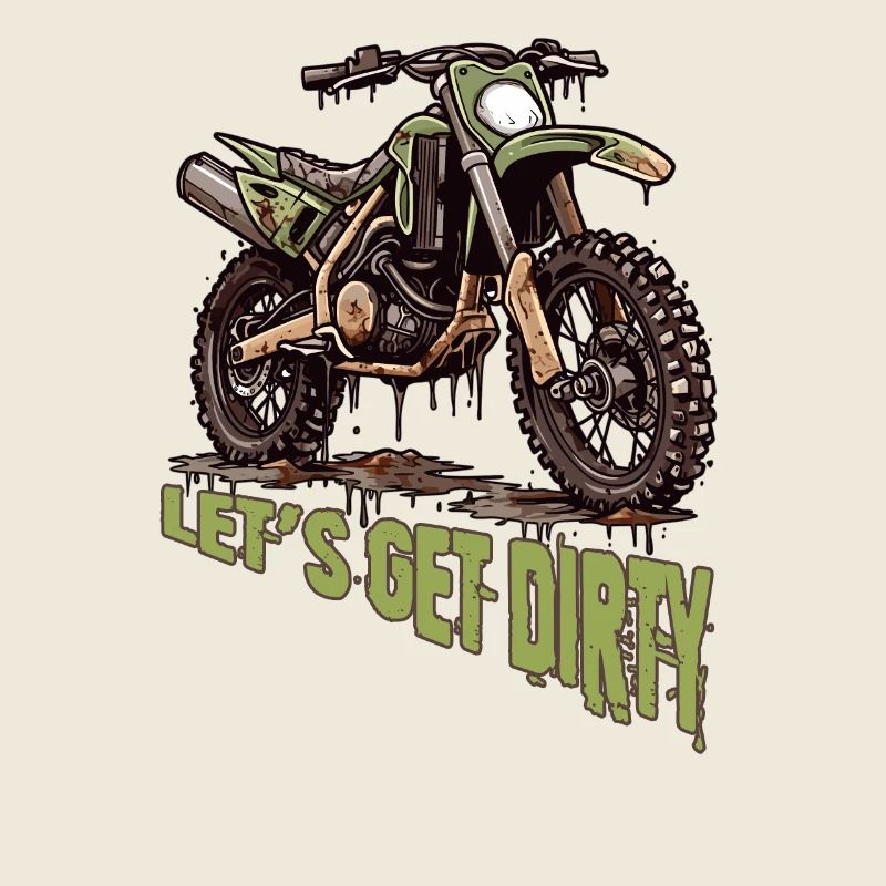 Course de motocross Se salir !
