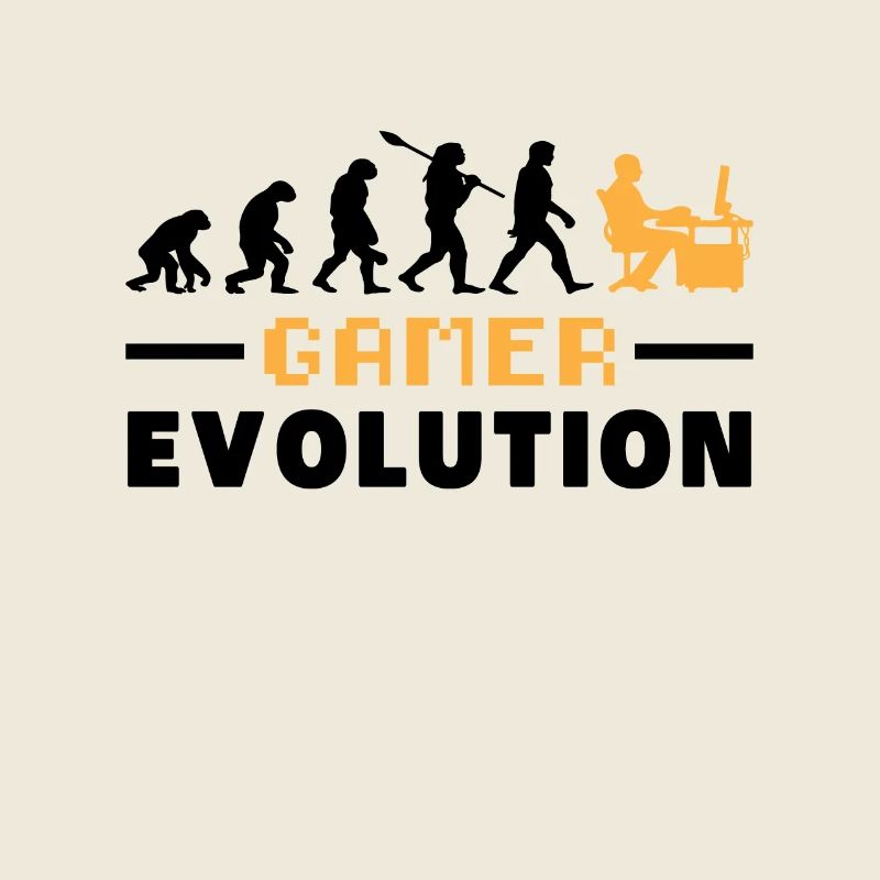 Gamer Evolution Vintage Geschenk