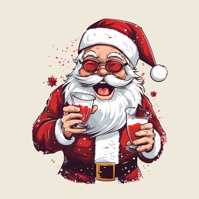 Fröhlicher Weihnachtsmann