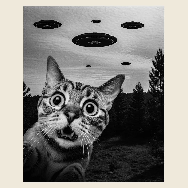 Katze Auserirdisch Invasion Uap Weirdcore