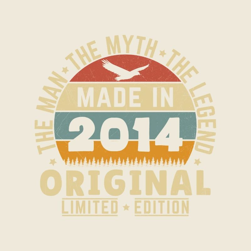 2014 Vintage Retro Geburtstagsgeschenk