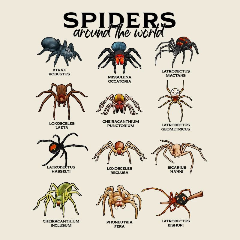 Araignées dans le monde - Araignées