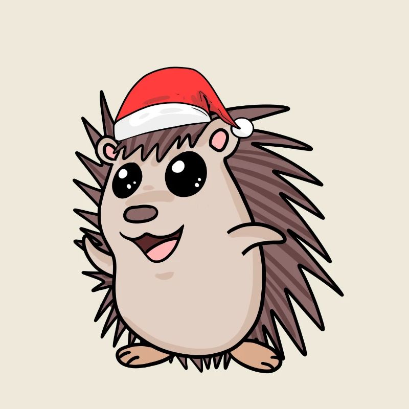 Hedgehog Christmas