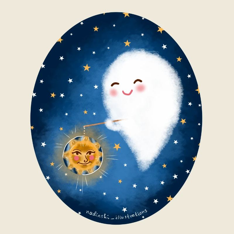 Ghost with lantern