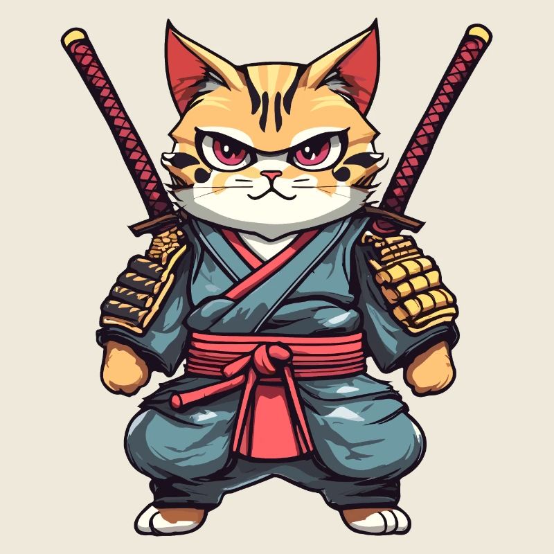 Chat samouraï #21