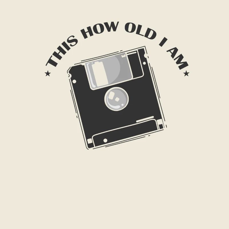 This how old I am Diskette Retrospeichermodul