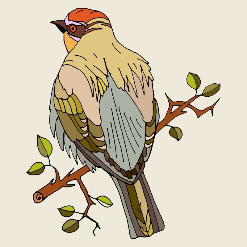 Bunter Vogel