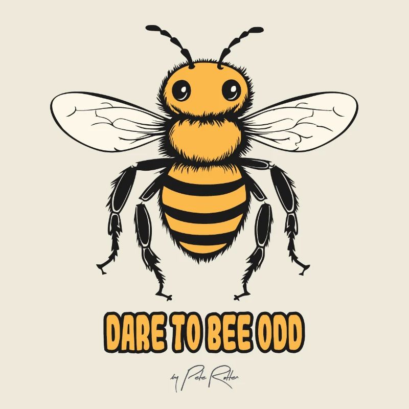 Osez être étrange comme l'abeille du dessin animé