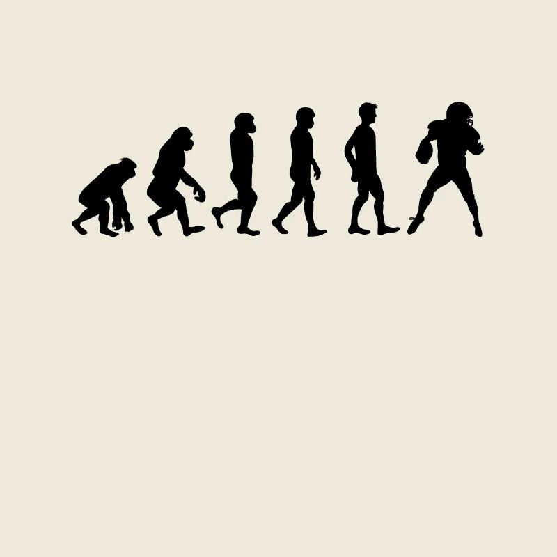 Evolution des Rugbyspielers
