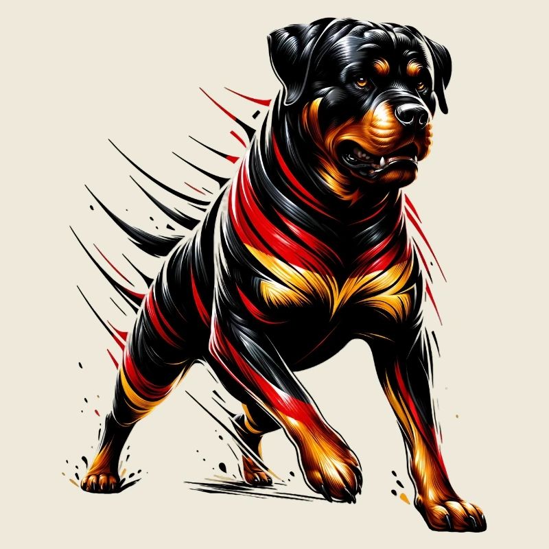 Rottweiler Hunde Deutschland Design