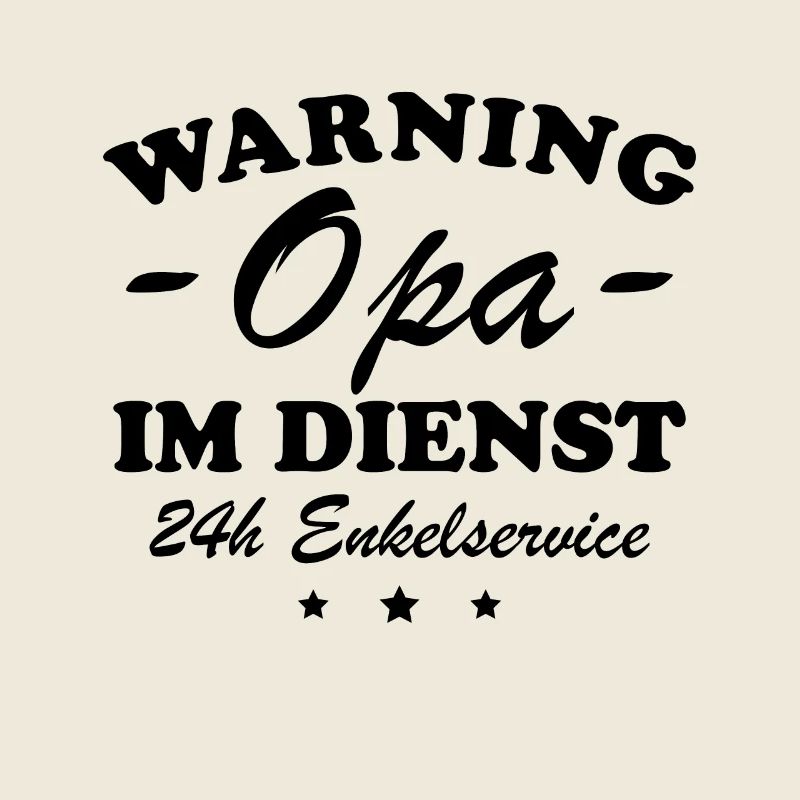 Opa im Dienst Geschenkidee