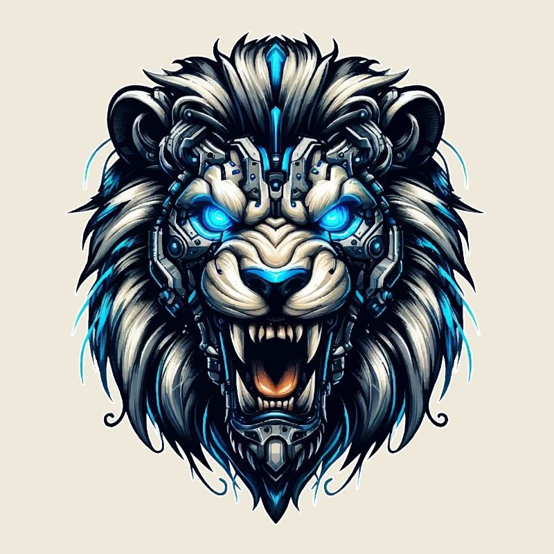 Lion Cyborg Robot cadeau
