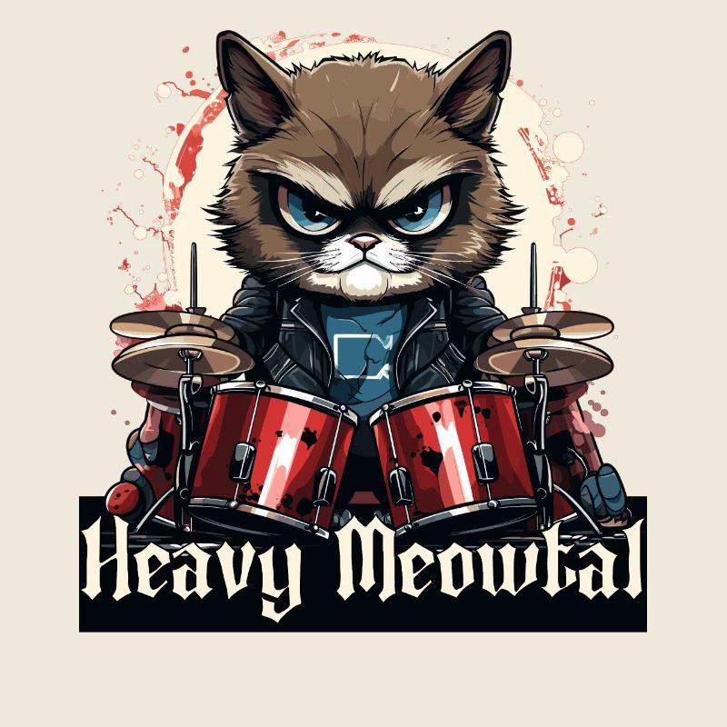 Heavy Metal Headbanger présente Drummer Cat