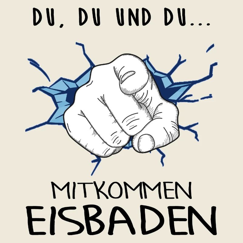 Eisbaden Winterbader-Motivation Eisbader