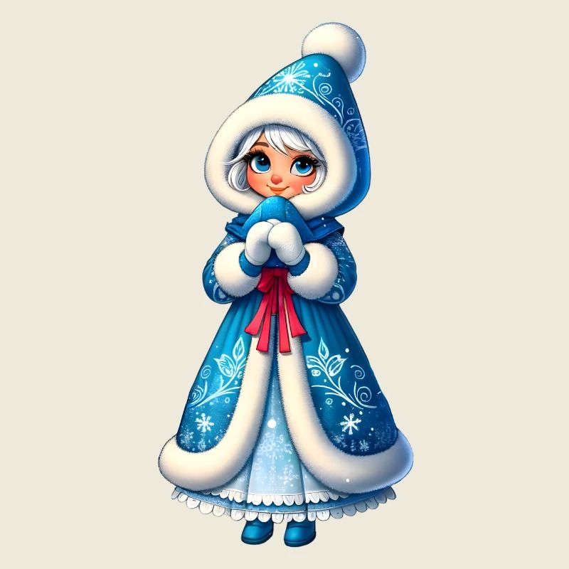 Ded Moroz Snegurotschka russischer Weihnachtsmann