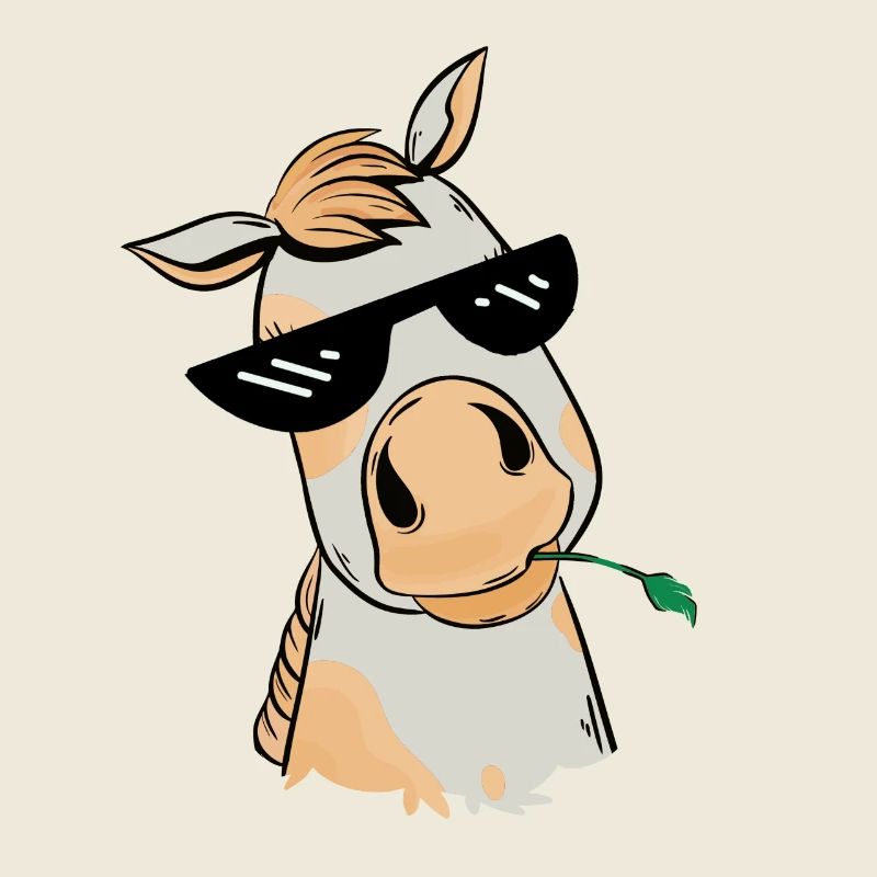Cheval Chevaux Chill Lunettes de soleil Meme Gaul