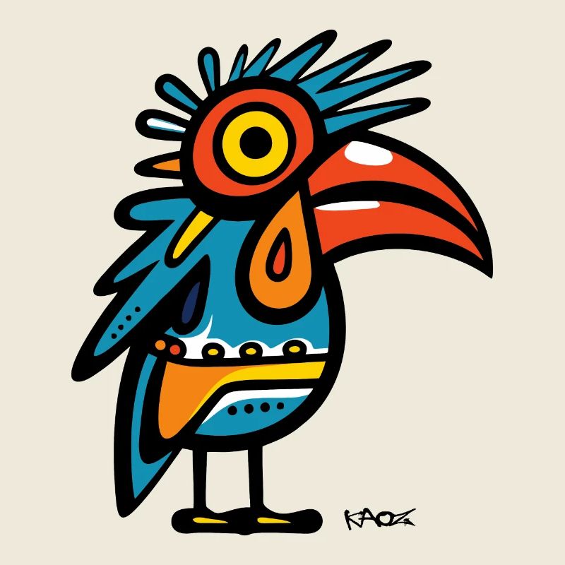 Modern Art Pop Vogel