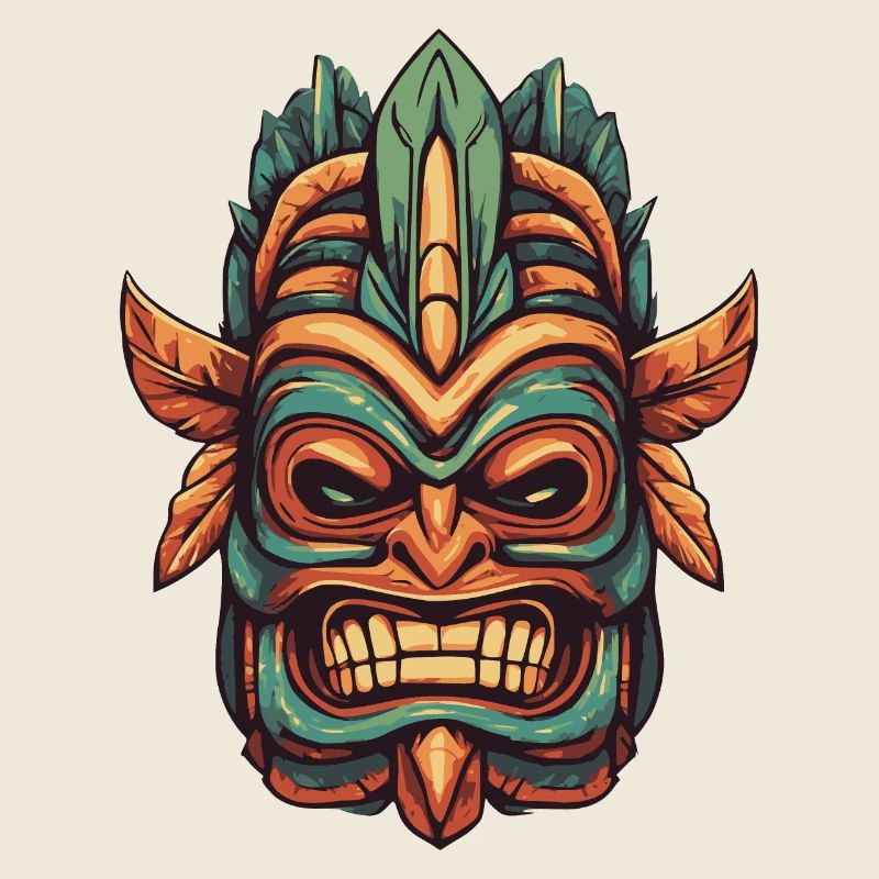 Masque Tiki