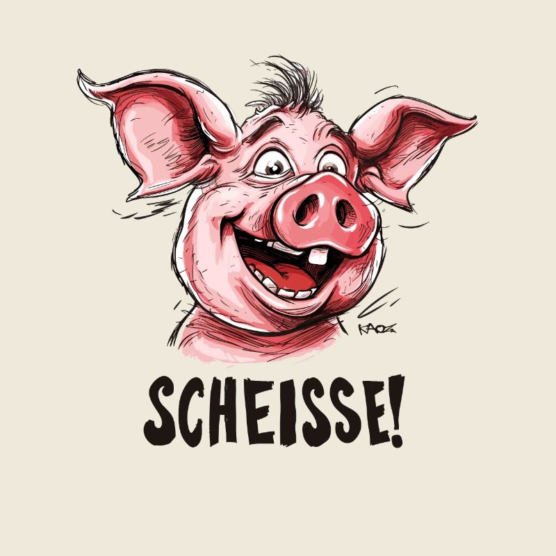 Merde, un petit cochon