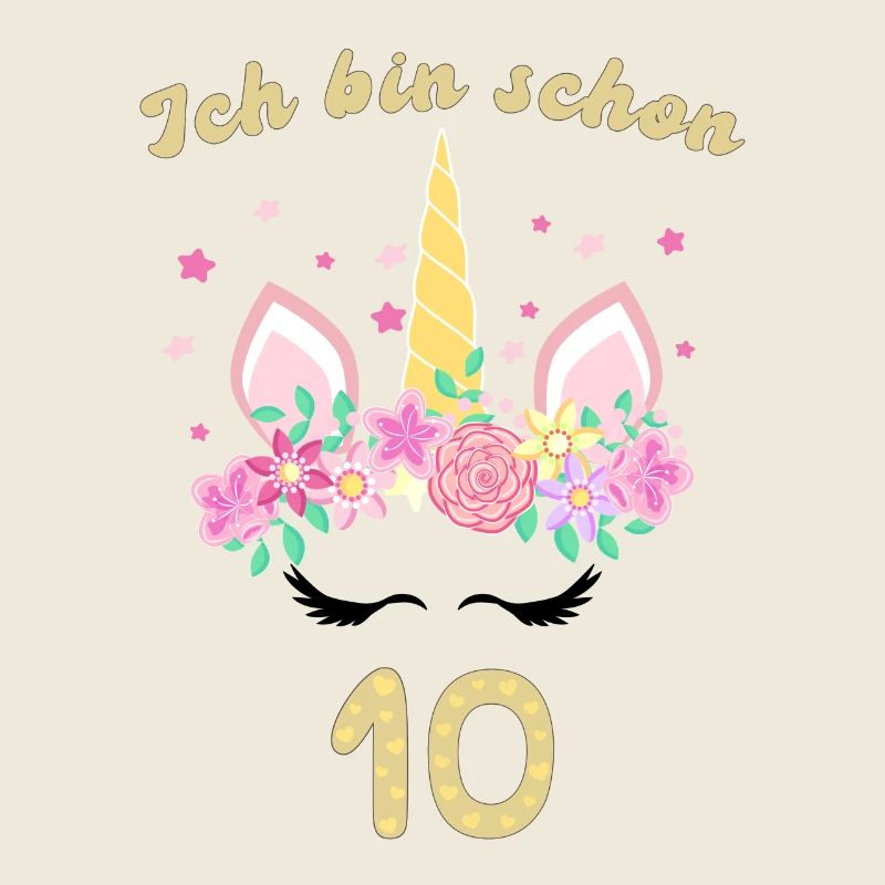 Ich bin schon 10 Einhorn Mädchen 