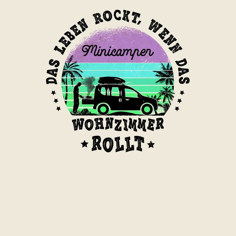 Minicamper Camping-Camper Microcamper Sprüche