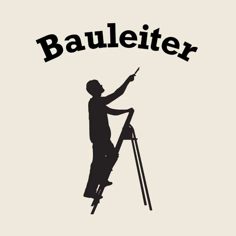 Bauleiter Stehleiter Baustelle Baustellen Leiter