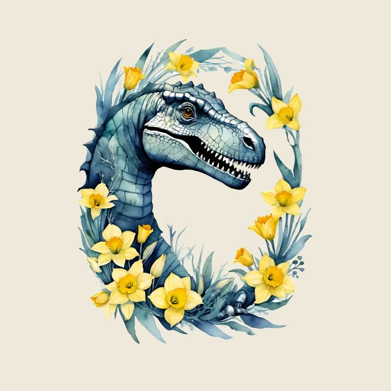 Trex Dinosaur Daffodils