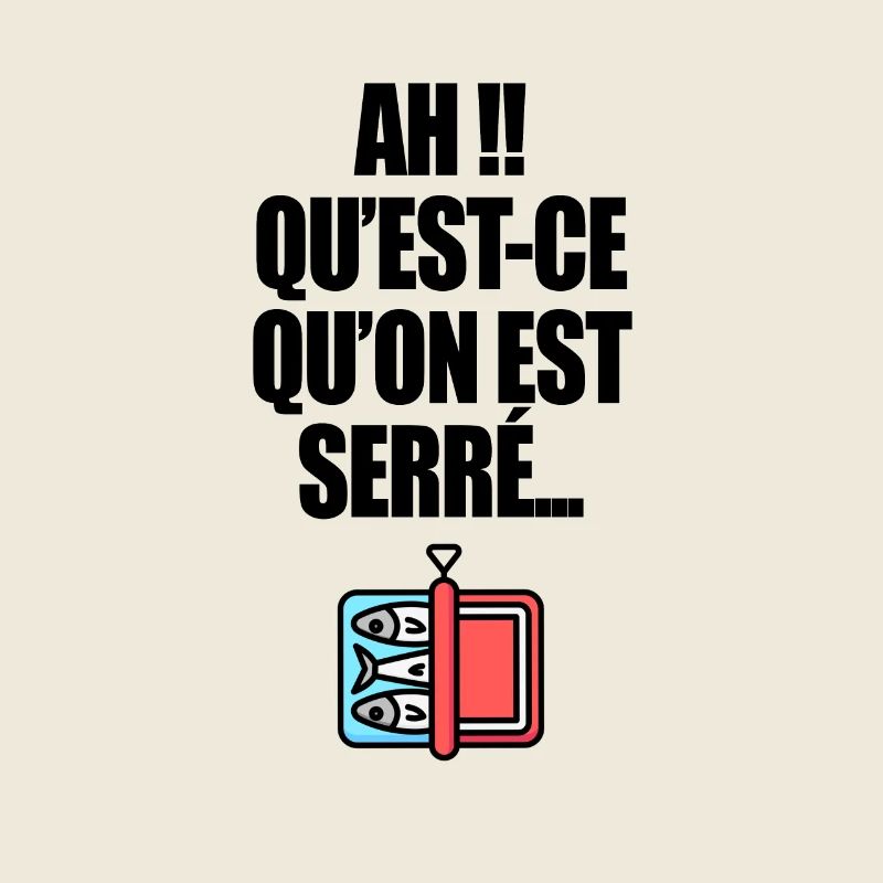 AH we're squeezed like sardines