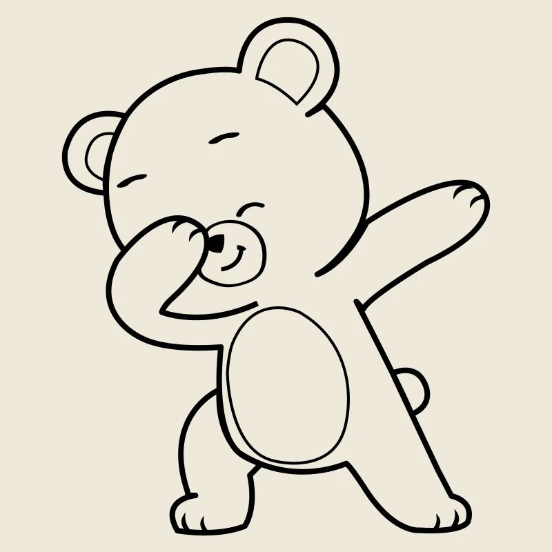 Dabbing Bear