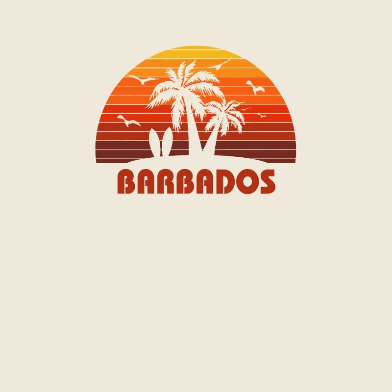 Cooles Barbados Beach Sunset Souvenir