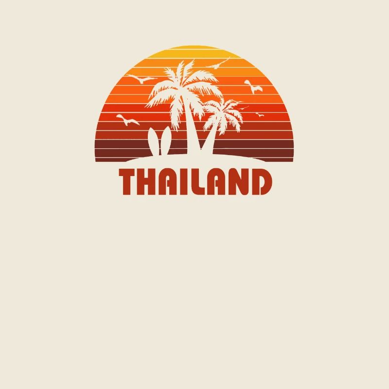 Cool Thaïlande plage coucher de soleil Souvenir