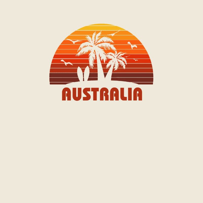 Cool Australia Beach Sunset Souvenir
