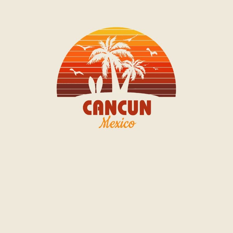 Cool Cancun Mexico Beach Sunset Souvenir
