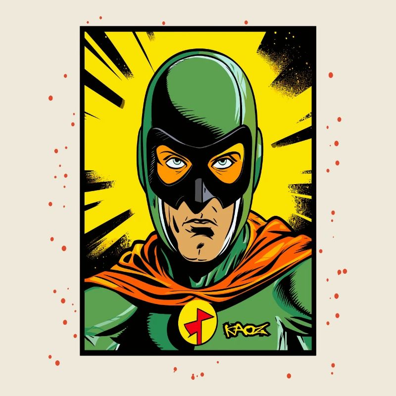 Der zufällige, gefälschte, chaotische Superheld