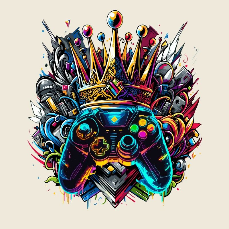 Royal Graffiti Gaming Controller