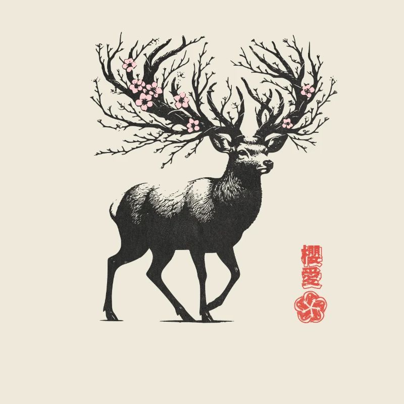 Sakura Deer