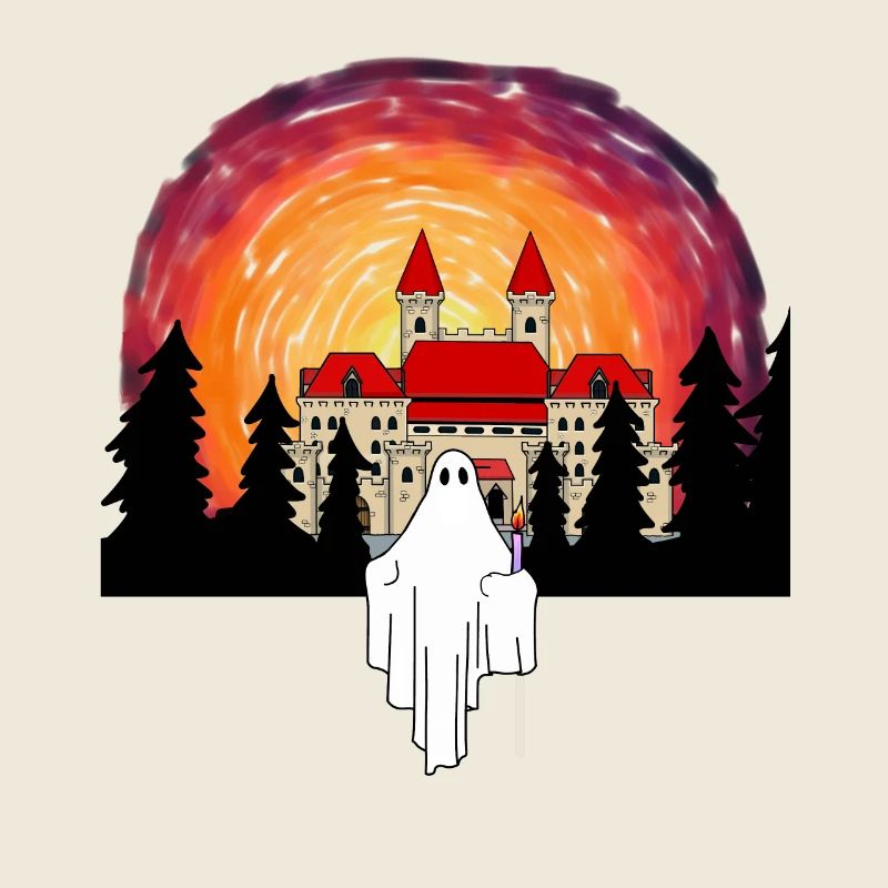 Ghosts Castle Midnight Witching Hour Horror