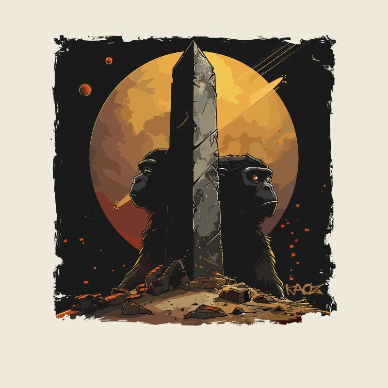 Singes et Monolithe : Science-Fiction