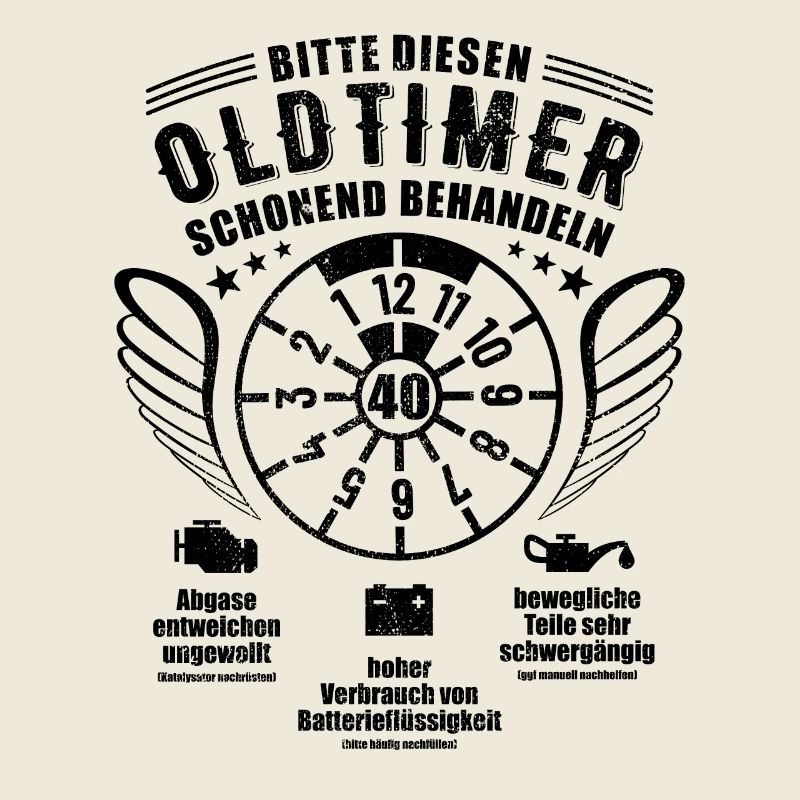 Oldtimer schonend behandeln - 40. Geburtstag