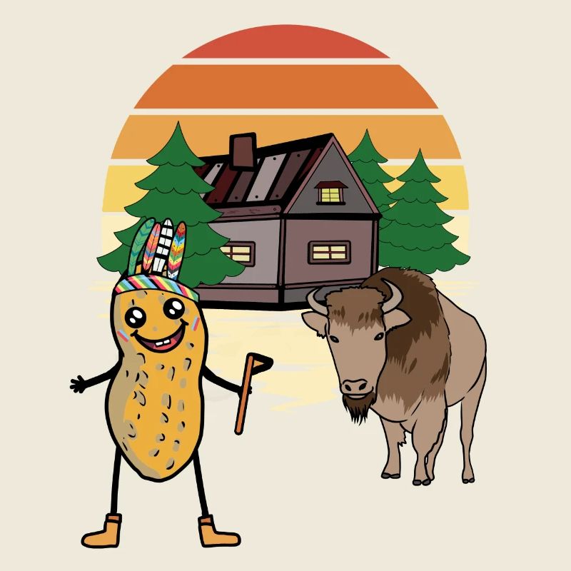 Arachide, Bison de buffle, Noix du Far West