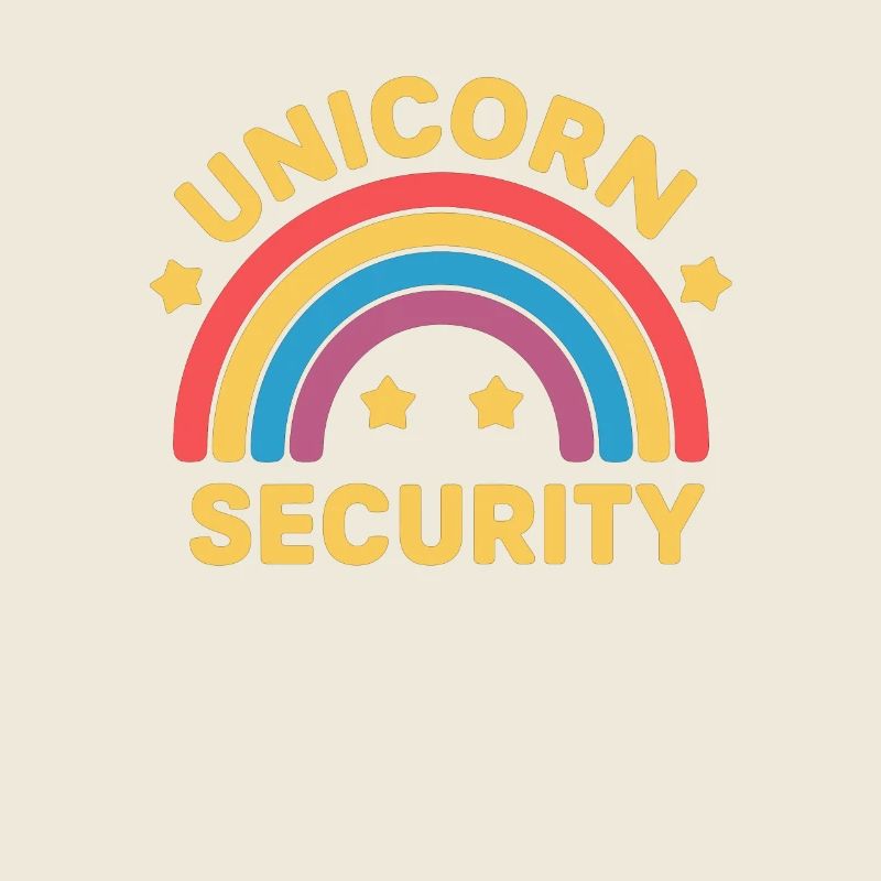 Einhorn Sicherheit Einhorn-Motto Unicorn Security